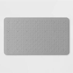 Threshold Gray Rubber Bath Mat NEW